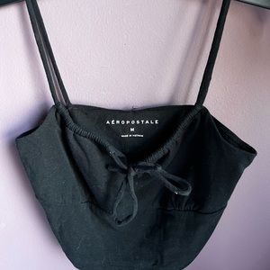 aeropostale black crop top